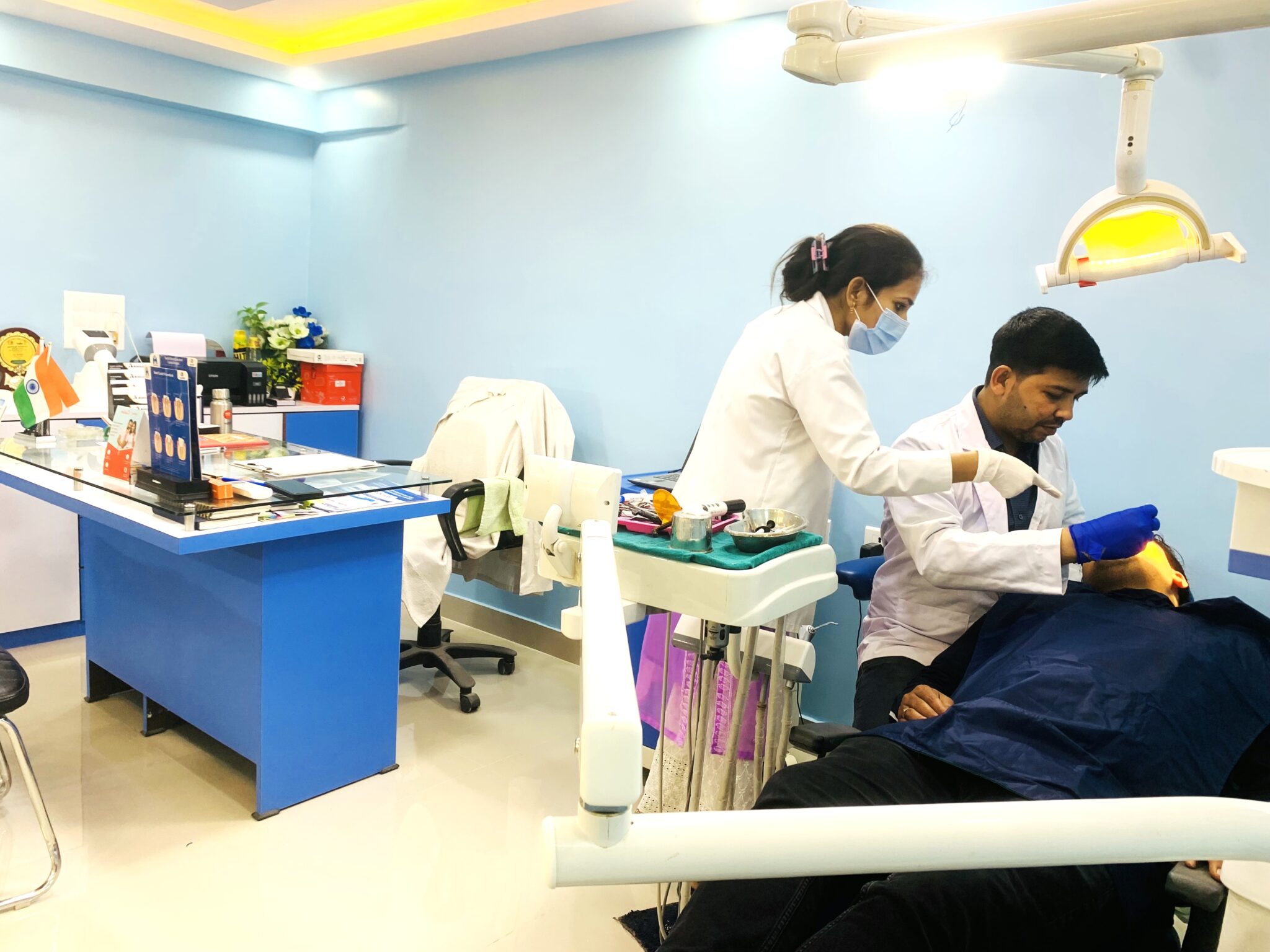 Dr. Rakesh Kumar at Apollo Dental Care, Boring Road, Patna